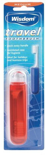 Wisdom Travel Toothbrush - Pk of 3