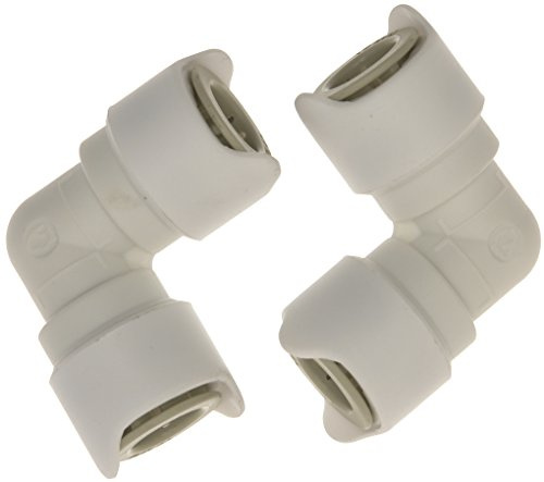 Whale Equal Elbow Connector (Pack of 2) - White, 12 mm
