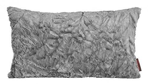 Magma-Heimtex Kissen Kuschelkissen Dekokissen Fluffy grau 30x50cm