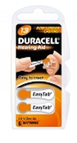 Lot de 12 piles auditives Duracell Orange pour 13 A, HA13, v13at, DA13, P13, A13, PR13H, AC13E, ac13ez, PR48, da13h, da13 N, 13 AP, 13hpx, r13za, l13za, me8z, me13z, AC13, b0134, PR13, 13HP, 13up, 13ds, 13sa, S13 A, w13za, cp48, ZL2