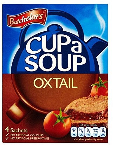 Batchelors Cup a Soup Oxtail (4 per pack - 78g) - Pack of 6 by Batchelors