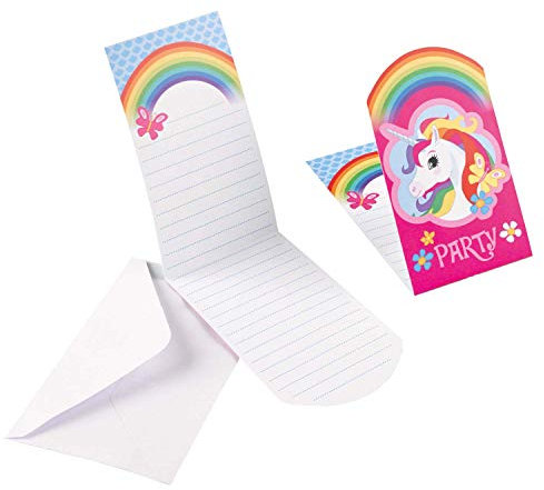 Unicorn Folded Invitations (8 pk)
