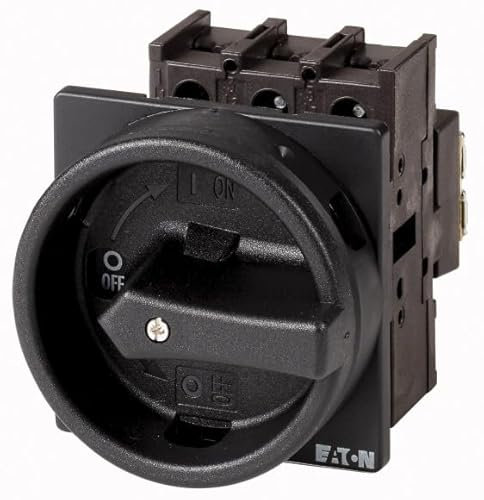 Eaton 070194 Main Switch, 3-pole + 1 N/O + 1 N/C, 25 A, Hold function, lockable in 0 position, flush-mounted