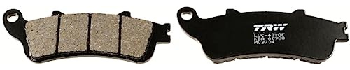 TRW MCB704 Brake Pad Set Disc Brake Organic Allround Compatible for Kawasaki Motorcycles Vulcan S ABS 2015 - Front Axle and Other Vehicles