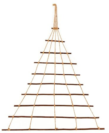 be4nature Holz Weihnachtsbaum zum Aufhängen 100 cm x 140 cm Tannenbaum Wanddeko Hängedeko zum Dekorieren Basteln für DIY Adventskalender Wandschmuck als Weihnachtsdeko aus Holz