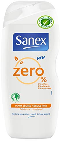 Sanex Shower Gel Zero% Biodegradable Dry Skin - 250 ml - Pack of 1
