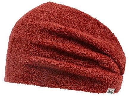 CHARM Herren Frottee Sport Stirnband - Damen Fitness Headband Schweißband Rot