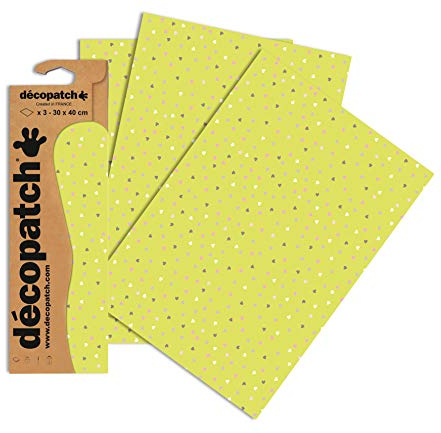 Décopatch C687O 3 Bogen Décopatch Papier 30x40cm