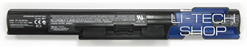 LI-TECH Batteria Compatibile 4 Celle 2600mAh per Sony VAIO Fit SVF1421E2E Computer Nuova