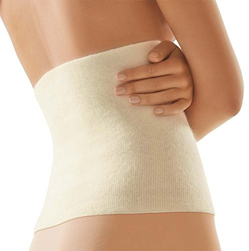 ClimaCare® Leibwärmer, Wärmeschutz, Angora, Wolle, Nierenwärmer, silber, L