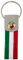 Abarth offizieller Schlüsselanhänger Tricolor Accessoires