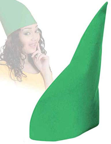 Zwergenmütze, sortierte Farben, Gr. 58 cm, Karneval, Mottoparty, Accessoire (grün)