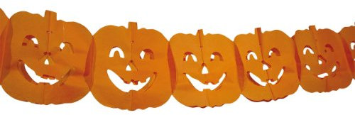 Halloween Girlande Kürbis 4 Mtr schwer entflammbar