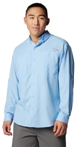 Columbia Men's Discontinued PFG Tamiami Ii Long Sleeve Shirt, Sail, XX-Large