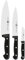 Zwilling Twin Chef 34931-009-0 Messerset, 3-teilig, schwarz, Koch- Fleisch- Gemüsemesser