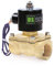 U.S. Solid 1 G 12 V DC Messing Magnetventil Direktgesteuert für Wasser Luft Gas Öl NC Brass Solenoid Valve