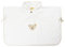 Steiff Unisex - Baby Bademantel Bade Poncho, Einfarbig, Gr. One Size (Herstellergröße: 0), Weiß (Bright White White 1000)