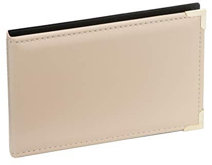 Kenro Ivory Leather Look Mini Photo Album for 36 photos 6x4 inch / 10x15cm with Gilt Corners Landscape Photographs, Carlton Series - APL150V