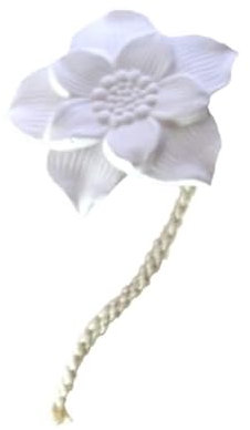 Zen'Arôme Fleur Narcisse - Recharge diffuseur par capilarité - fleur en plâtre céramique - Reed Diffuseur - Diffusion naturelle et saine