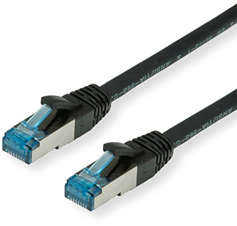 Value 21.99.1962 2 m FTP PatchCord Cat6a Ethernet Cable - Black