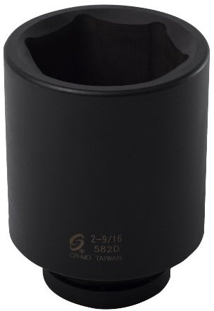 Sunex 582D 1-Inch Drive 2-916-Inch Deep Impact Wrench Socket