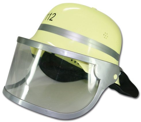 Kinder 1zu1 Feuerwehrhelm Feuerwehr Hut Helm + Visier