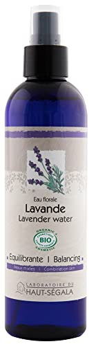 Laboratoire du Haut-Segala 100 prozent naturreines Bio Lavendelblütenwasser / Hydrolat, 1er Pack (1 x 250 ml)
