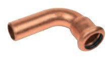 SANHA Pressfitting aus Kupfer Bogen 90° Nr.6001a, Anschluss:22 mm