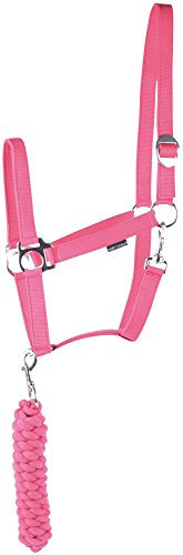 Harry's Horse Halfterset Initial, Farbe:Fuchsia, Größe:Pony