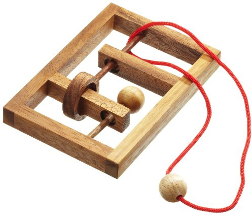 Philos 6107 - Verflixter Rahmen,Seilpuzzle, Knobelspiel