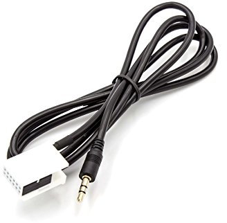 vhbw AUX Audio Adapter Kabel KFZ Radio (120 cm) kompatibel mit Citroen Bj. 2004-11 C4 Auto, Autoradio