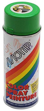 BOMBOLETTA SPRAY VERNICE MOTIP GLICERO **BRILLANTE VERDE MELA (DERBI-KAWASAKI) spray 400ml (01607)
