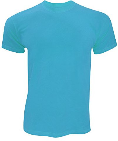 Fruit of the Loom Screen Stars Mens Original Short Sleeve T-Shirt (S) (Azure Blue)