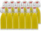 hocz 8er Set Bügelflaschen Bügelflasche Glasflaschen 200ml mit Bügelverezschluss zum Selbstbefüllen Saftflaschen Bierflaschen Milch Likör
