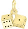 CARISSIMA Damen Anhänger 9 Karat Gelbgold Doppel Würfel 1.61.2473