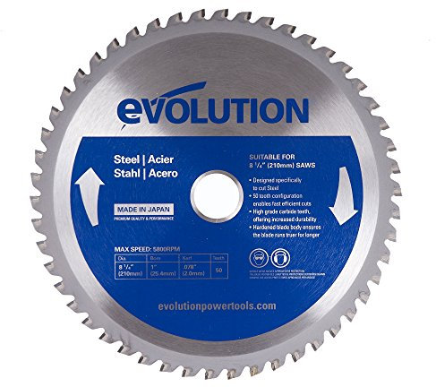 Evolution Power Tools Coupe en acier inoxydable Lame de scie, 8-1/4BLADEST