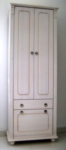 clever-moebel Garderobenschrank, Dielenschrank, Mehrzweckschrank in weiß