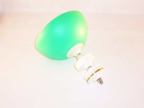 MONOBOLO Weiss mit Henrys Circus Diabolo Halbschale grün