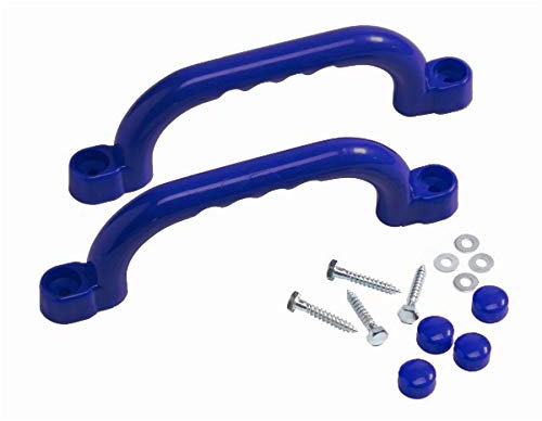 Loggyland Haltegriffe Handgriff für Spielanlagen Spielturm Set mit 2 Stück blau
