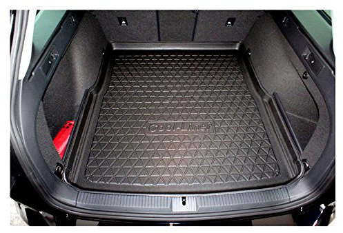 Dornauer Autoausstattung Premium Kofferraumwanne für VW Passat (B8) Variant (Kombi) 11.2014- mit Anti-Rutsch-Beschichtung aus hochqualitativem Kunststoff, Schwarz