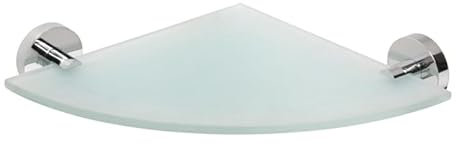 Regal, Tablet-Ecke aus Glas Ecke Omega 25,5 x 5,5 x 25,5 cm