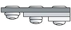 Gesipa Blindniete PolyGrip 500 Stück (Alu/Stahl 4,8x17, Nietschaft-ø 4,8 mm, Scherkraft 1500 N, Zugkraft 2300 N, Flachrundkopf) 1433833
