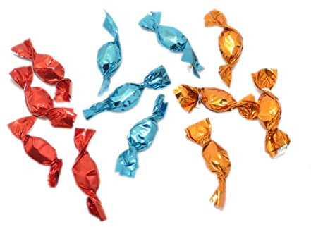 jameitop® 110,89 €/KG - 12 Scherzbonbons im Mix: Pfeffer/Zungenfärber Blau/Senf - SCHERZARTIKEL