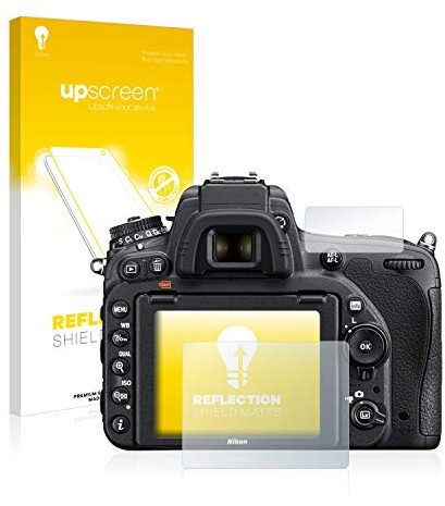 upscreen Entspiegelungs-Schutzfolie für Nikon D750 Displayschutz-Folie Matt [Anti-Reflex, Anti-Fingerprint]