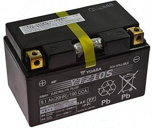 Batterie AGM Yamaha MT-07 700 A ABS 2014 Yuasa YTZ10S 12V 8,6Ah