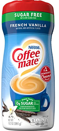 Coffee-mate French Vanilla, Sugar-Free Powdered Coffee Creamer, 10.2-Ounce Units (Pack of 6)