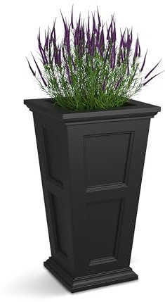 Mayne Fairfield 71,1 cm hoher Übertopf – selbstbewässernder, wetterbeständiger Übertopf für Blumen – langlebiges Outdoor-Design für Terrasse, Veranda oder Eingangsbereich