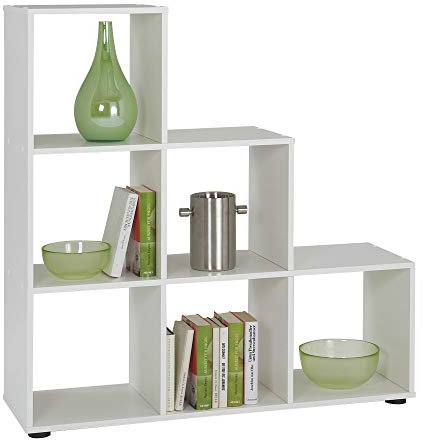 FMD Möbel, 248-001 Mega 1 Raumteiler, weiß, Maße 104.5 x 108.5 x 33.0 cm (BHT)