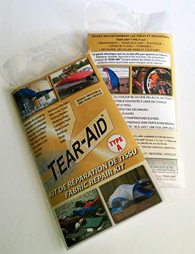 Tear-Aid Type A Fabric Repair Kit – Instant, Permanent and Nearly-Invisible