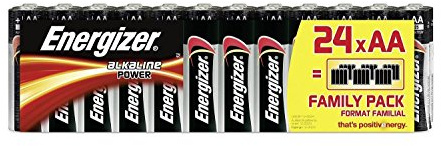 Energizer 12 Packs Of 24 Power LR6 AA Alkaline Batteries Family Pack of 24